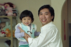 Dad and Celine - Westmead 1989 Dad and Celine - Westmead 1989