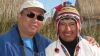 With the President of Uros Islands