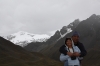 La Raya, 4332 meters above sealevel. Andes Mountains on the background.