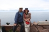 Lake Titicaca as seen from the top of Taquile Island