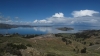 Lake Titicaca, Bolivia - as seen from the bus heading towards La Paz.