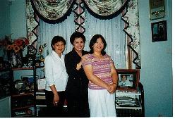High School Classmates From Left: Cynthia, Menchie and Jeanne